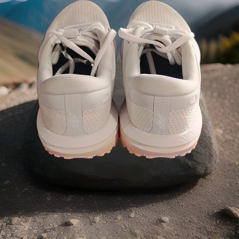 Brooks Revel 7 Women's Athletic Sneaker Oyster White Peach 120424-1B-195 - Picture 5 of 5